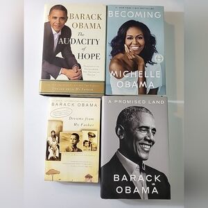 Barack Obama and Michelle Obama Book Set